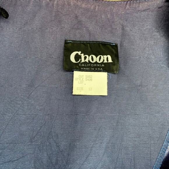 Vintage Choon Purple 2pc Blazer with Fringe and Pleated Skirt (Sz12) - Picture 6 of 6